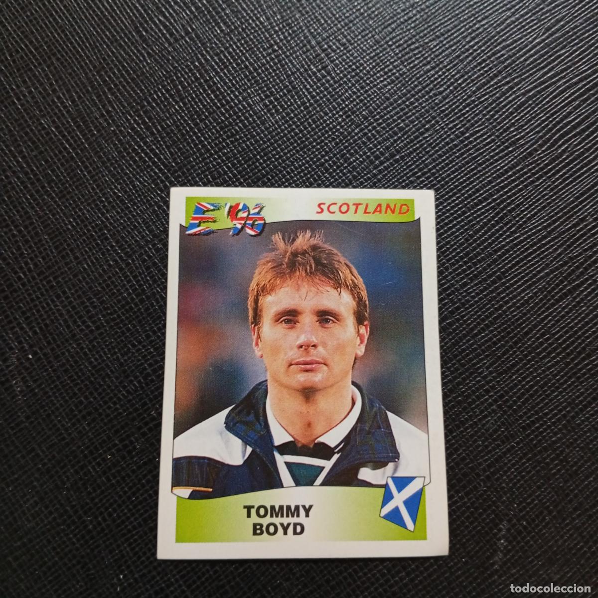 Cromos de f&uacute;tbol: 100 TOMMY BOYD ESCOCIA PANINI 1996 EUROCOPA INGLATERRA FUTBOL EURO 96 - SIN PEGAR - A51 PG3