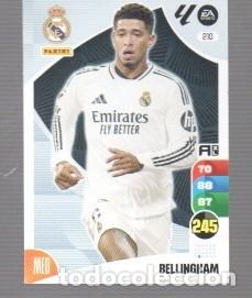 Cromos de f&uacute;tbol: CROMOS XL ADRENALYN LA LIGA 2024 / 25 EDITOR PANINI N&ordm;210 DEL REAL MADRID BELLINGHAM
