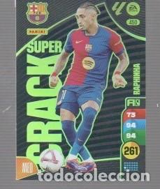 Cromos de f&uacute;tbol: CROMOS XL ADRENALYN LA LIGA 2024 / 25 EDITOR PANINI N&ordm;450 DEL BARCELONA RAPHINNA