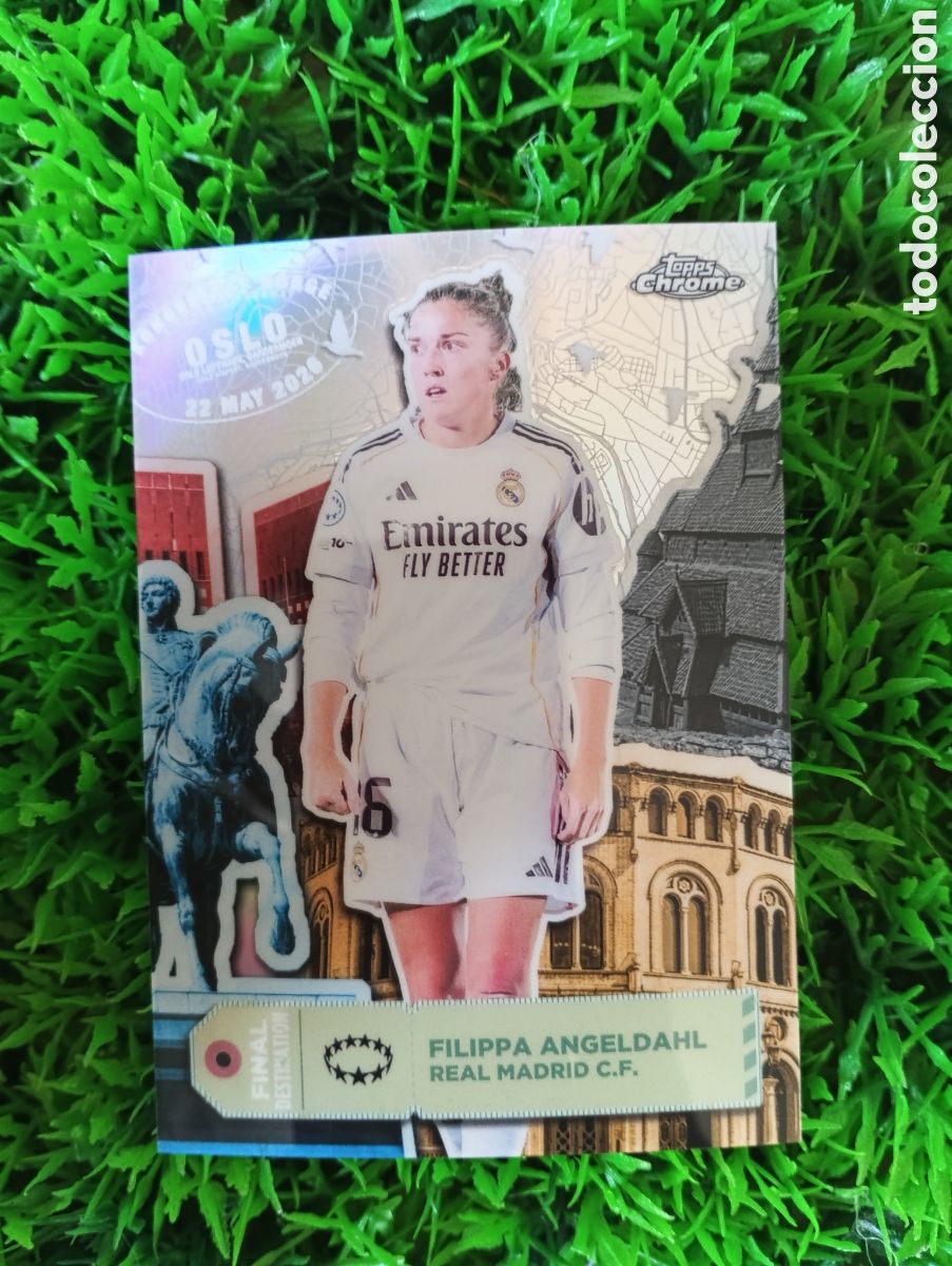 Cromos de f&uacute;tbol: Filippa Angeldahl Real Madrid Topps Chrome # FD-3