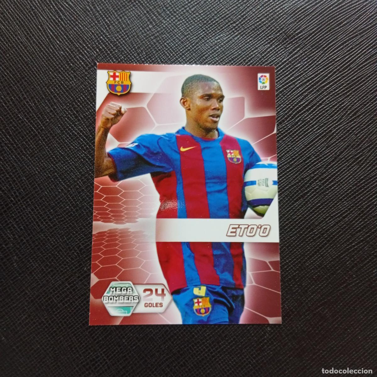 Cromos de f&uacute;tbol: 398 ETOO BARCELONA PANINI MEGACRACKS 05 06 CROMO FUTBOL 2005 2006 - A213 PG424
