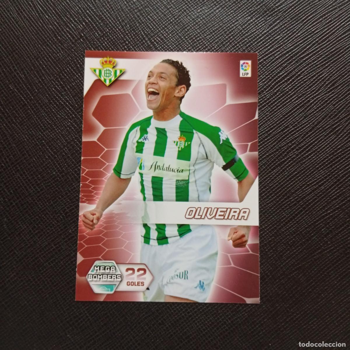 Cromos de f&uacute;tbol: 399 OLIVEIRA REAL BETIS PANINI MEGACRACKS 05 06 CROMO FUTBOL 2005 2006 - A213 PG424