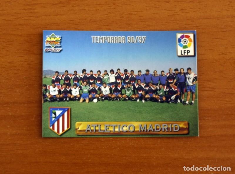 Cromos de f&uacute;tbol: Atl&eacute;tico de Madrid -N&ordm; 1 Plantilla-Equipo-Mundicromo Las Fichas de la Liga de F&uacute;tbol 1996-1997-96-97