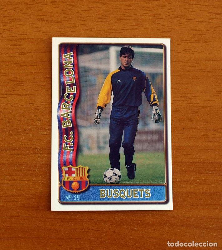 Cromos de f&uacute;tbol: Barcelona -N&ordm; 39 Busquets -Mundicromo Las Fichas de la Liga de F&uacute;tbol 1996-1997-96-97
