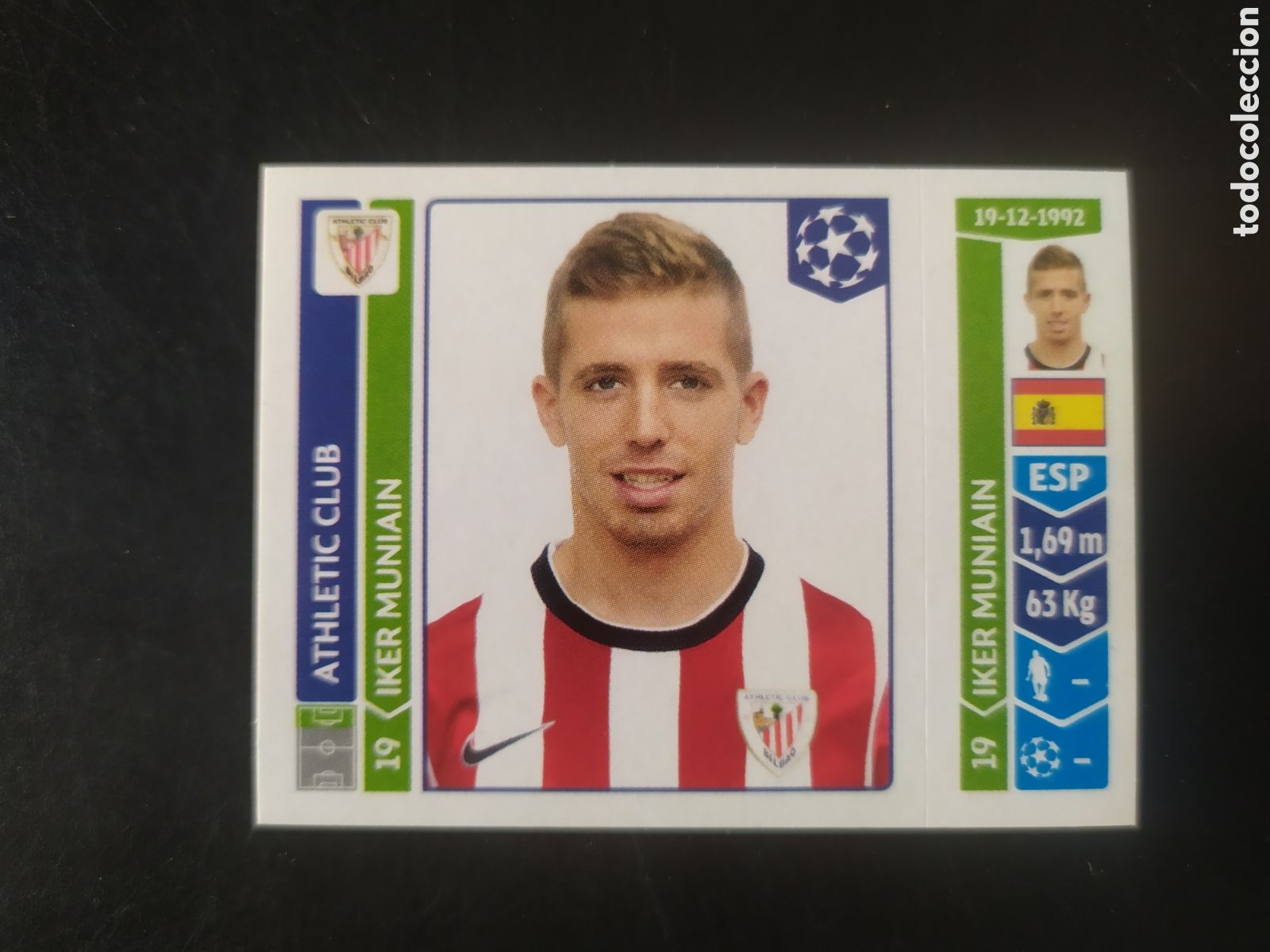 Cromos de f&uacute;tbol: UEFA Champions League 2014 2015 14 15 panini Muniain n&deg; 606 Athletic Bilbao