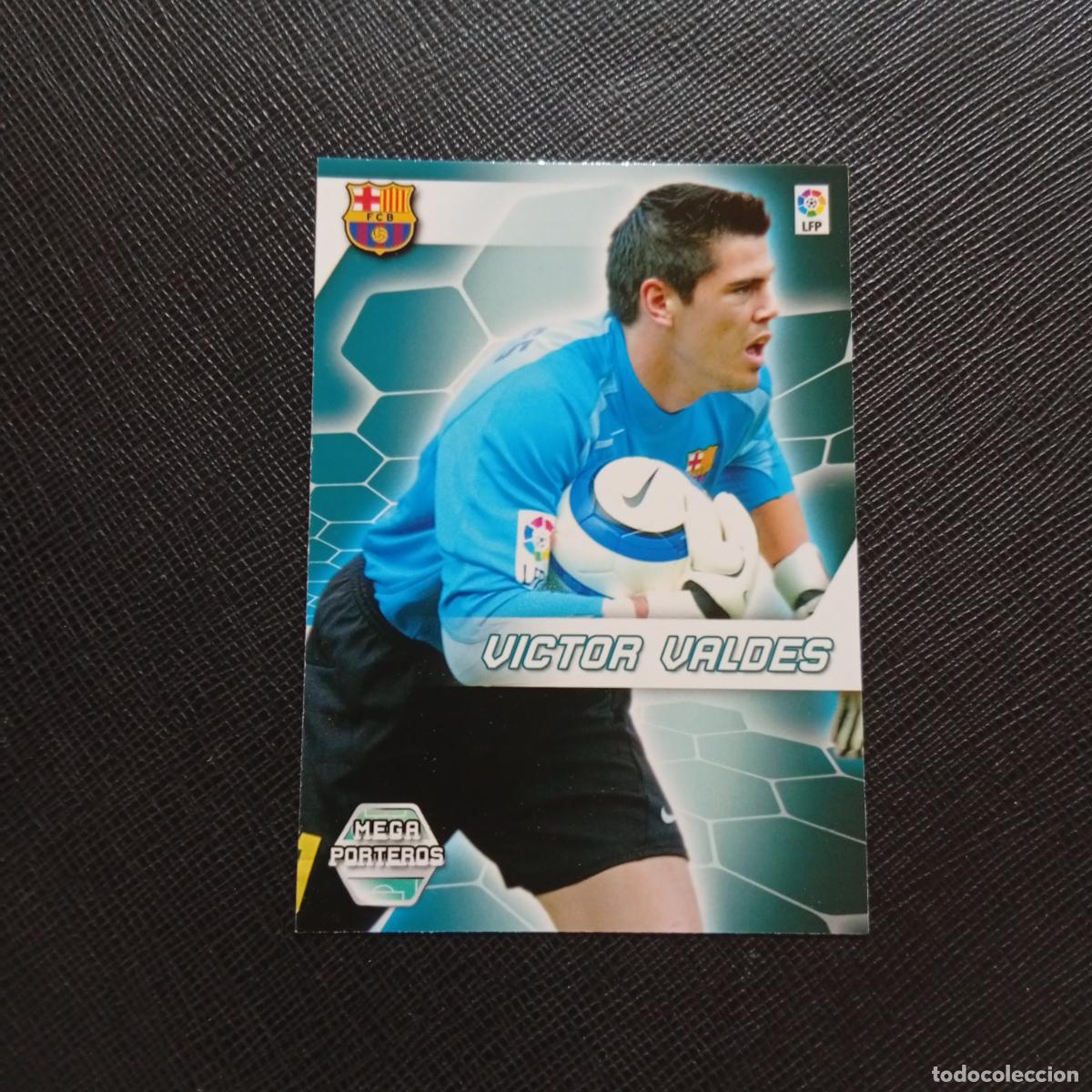 Cromos de f&uacute;tbol: 403 VICTOR VALDES BARCELONA PANINI MEGACRACKS 05 06 CROMO FUTBOL 2005 2006 - A213 PG424