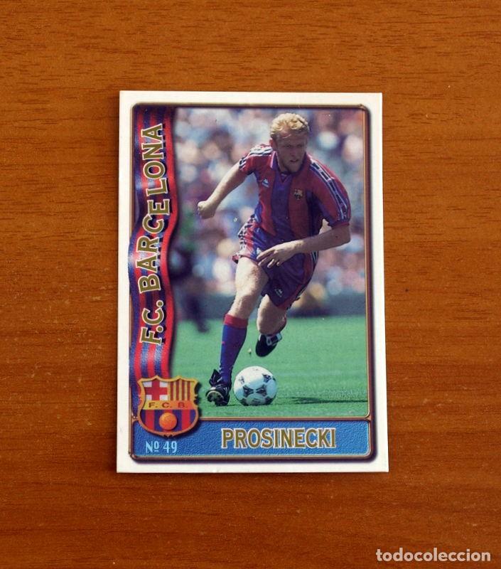 Cromos de f&uacute;tbol: Barcelona -N&ordm; 49 Prosinecki -Mundicromo Las Fichas de la Liga de F&uacute;tbol 1996-1997-96-97
