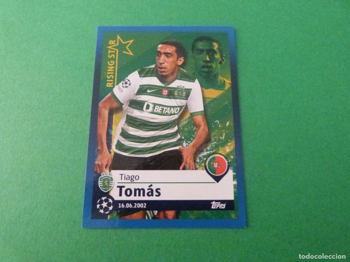Cartes &agrave; collectionner de Football: CROMO FUTBOL TOM&Aacute;S SPORTING DE LISBO SIN PEGAR N&ordm; 218 CHAMPIONS LEAGUE 2021-2022/21-22 TOPPS