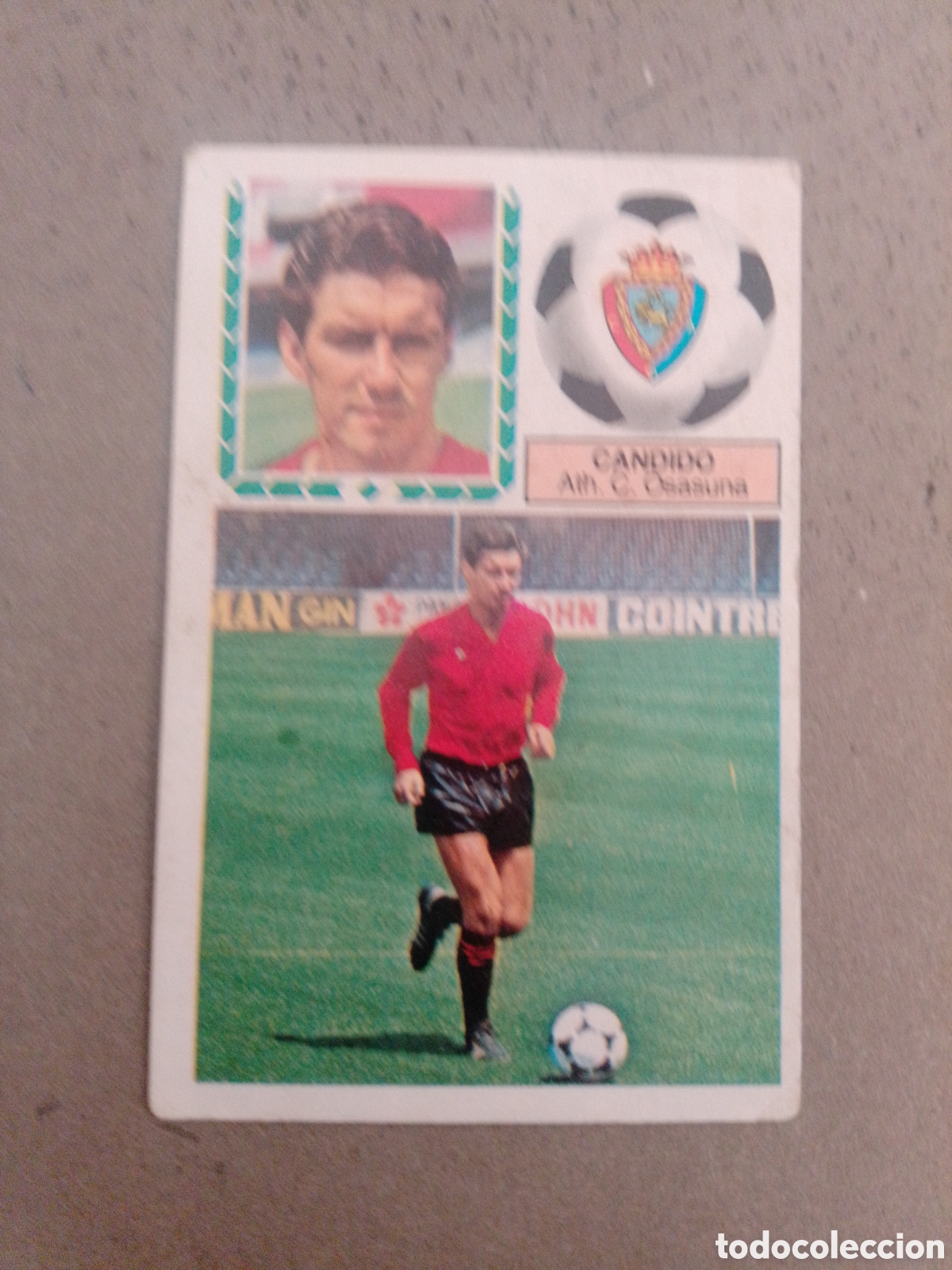 Cromos de f&uacute;tbol: CANDIDO OSASUNA FICHAJE 17 1983-84 ESTE SIN PEGAR