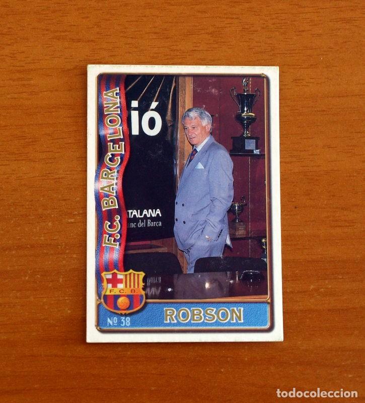 Cromos de Futebol: Barcelona -N&ordm; 38 Bobby Robson Entrenador -Mundicromo Las Fichas de la Liga de F&uacute;tbol 1996-1997-96-97