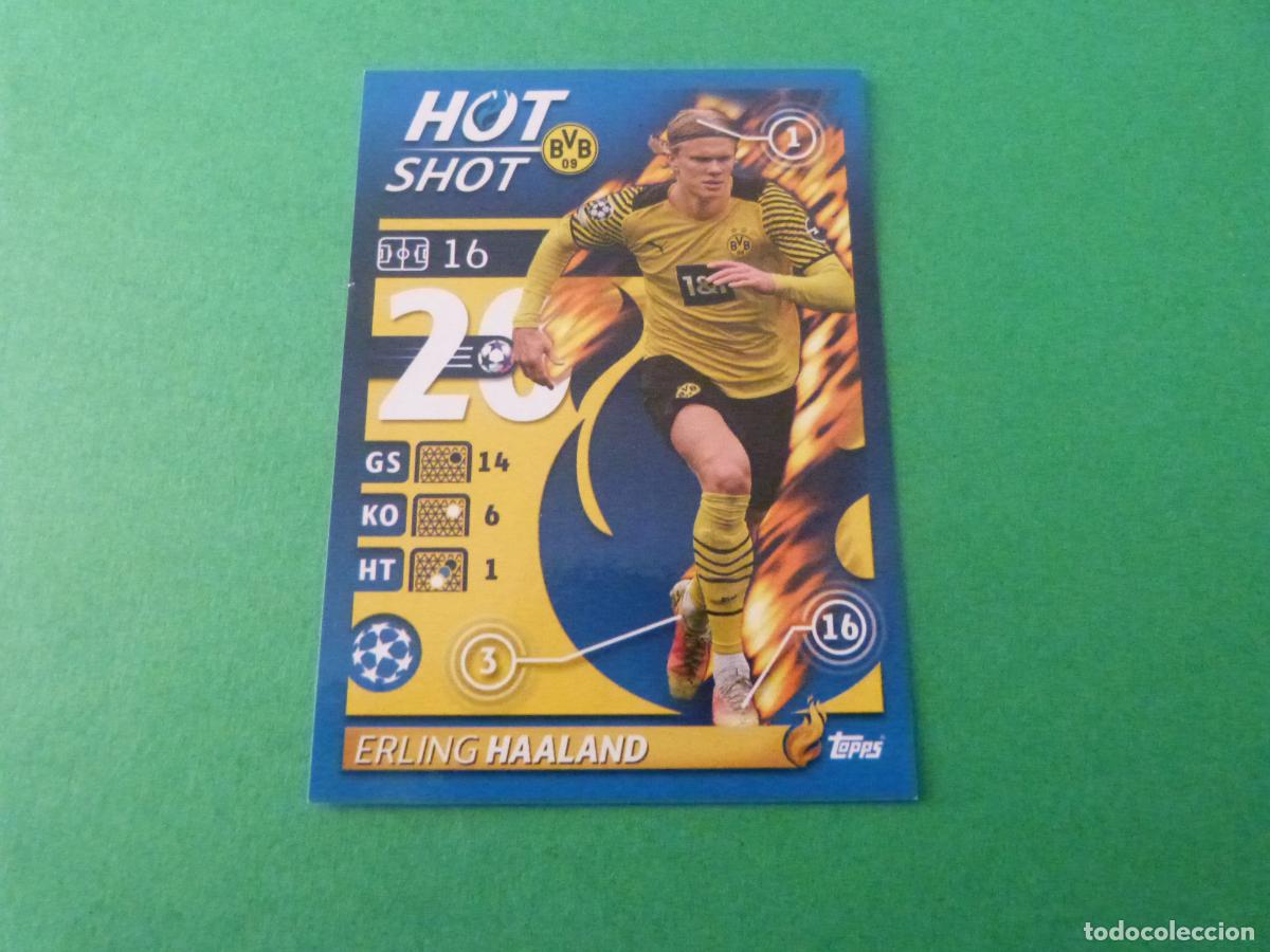 Cromos de Futebol: CROMO FUTBOL HAALAND BORUSSIA DORTMUND SIN PEGAR N&ordm; 231 CHAMPIONS LEAGUE 2021-2022/21-22 TOPPS