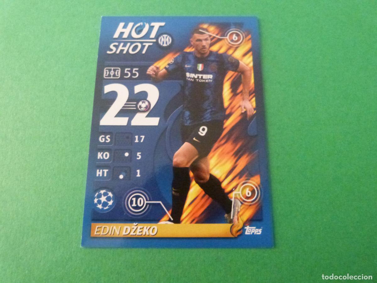 Cromos de f&uacute;tbol: CROMO FUTBOL DZEKO INTER DE MILAN SIN PEGAR N&ordm; 285 CHAMPIONS LEAGUE 2021-2022/21-22 TOPPS