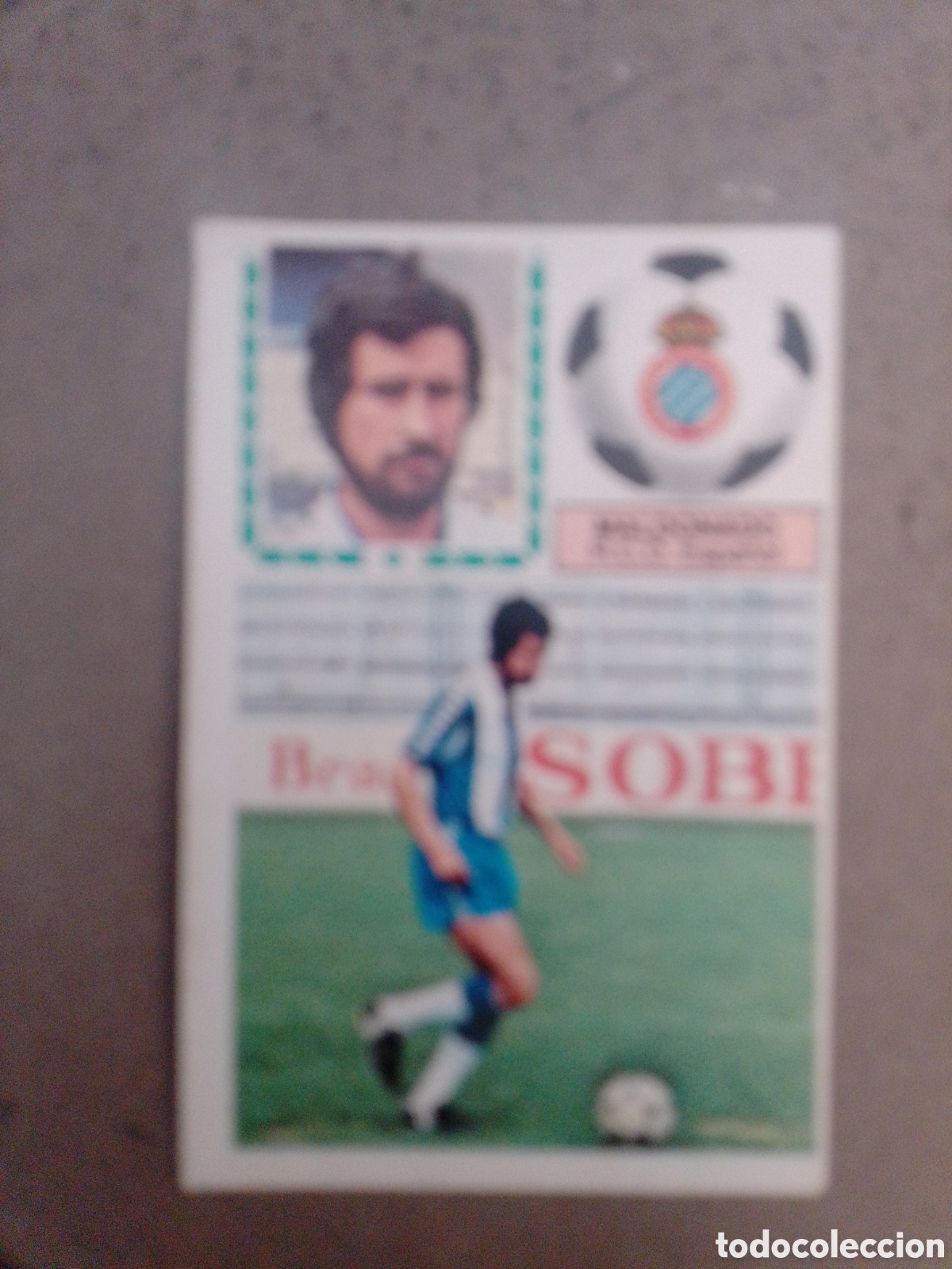 Cromos de f&uacute;tbol: MALDONADO ESPA&Ntilde;OL FICHAJE 1 1983-84 ESTE levisino despegado