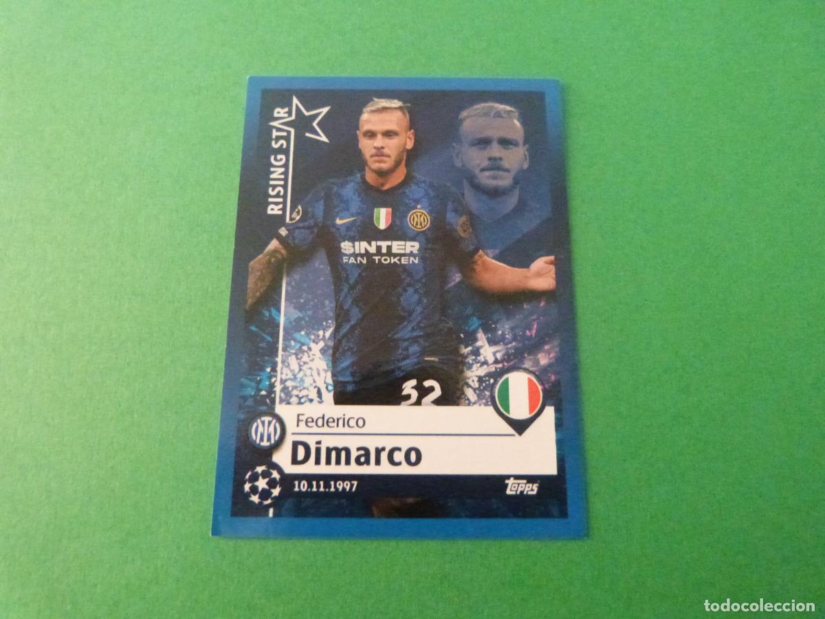 Cromos de f&uacute;tbol: CROMO FUTBOL DIMARCO INTER DE MILAN SIN PEGAR N&ordm; 290 CHAMPIONS LEAGUE 2021-2022/21-22 TOPPS