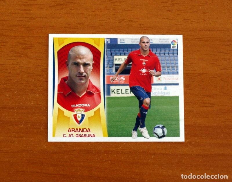 Cromos de f&uacute;tbol: Osasuna - Aranda - Fichaje n&ordm; 8 - Liga 2009-2010, 09-10 - Ediciones Este - Nunca pegado
