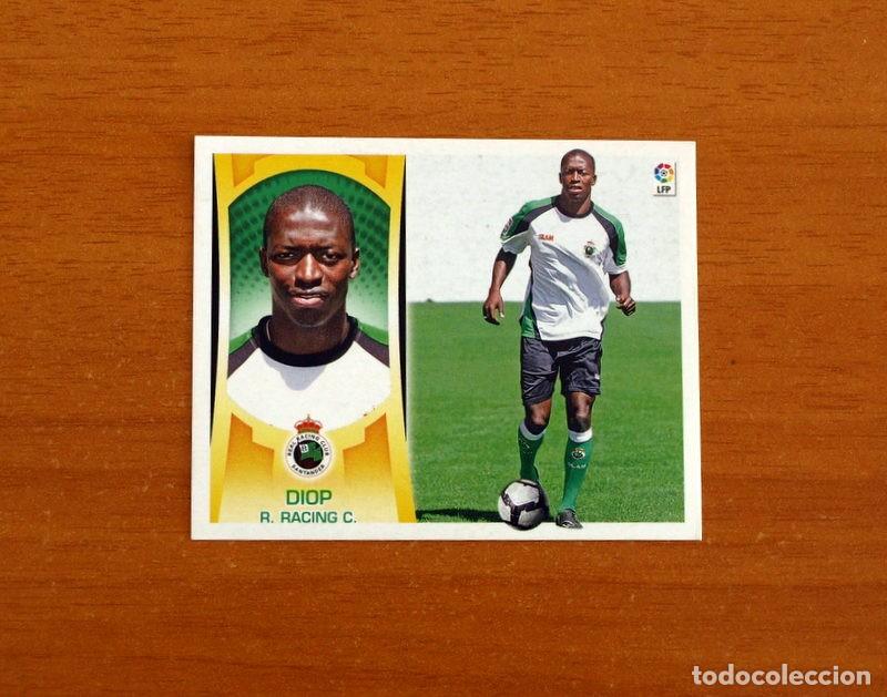 Cromos de f&uacute;tbol: Racing de Santander - Diop - Fichaje n&ordm; 13 - Liga 2009-2010, 09-10 - Ediciones Este - Nunca pegado