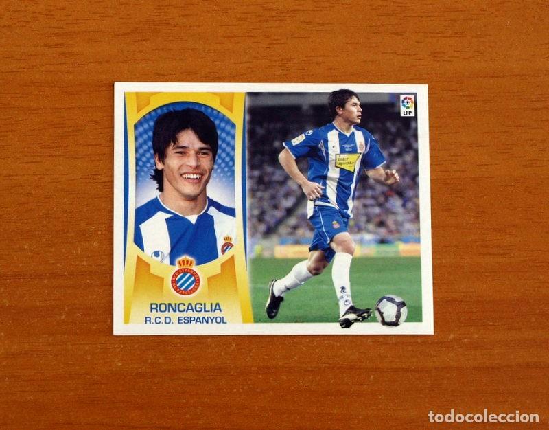 Cromos de f&uacute;tbol: R.C.D. Espa&ntilde;ol, Espanyol -Roncaglia -Fichaje 16 -Liga 2009-2010, 09-10 -Ediciones Este -Nunca pegado