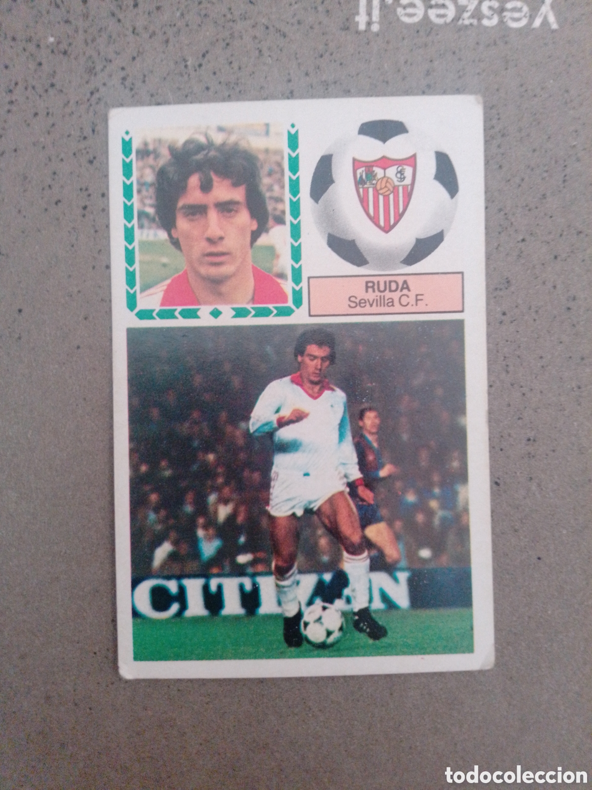 Cromos de f&uacute;tbol: RUDA SEVILLA 1983-84 ESTE SIN PEGAR