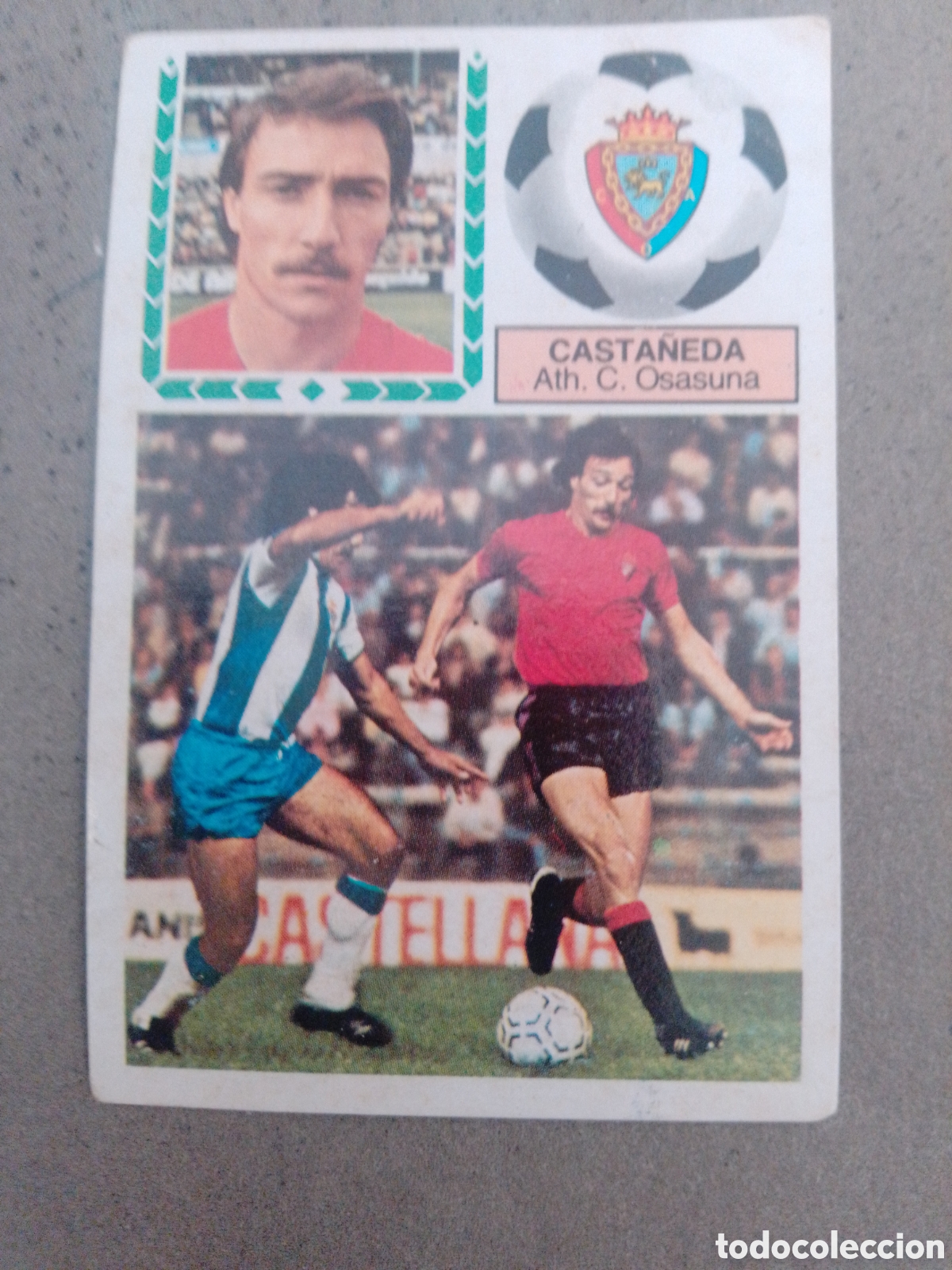 Cromos de f&uacute;tbol: CASTA&Ntilde;EDA OSASUNA 1983-84 ESTE SIN PEGAR