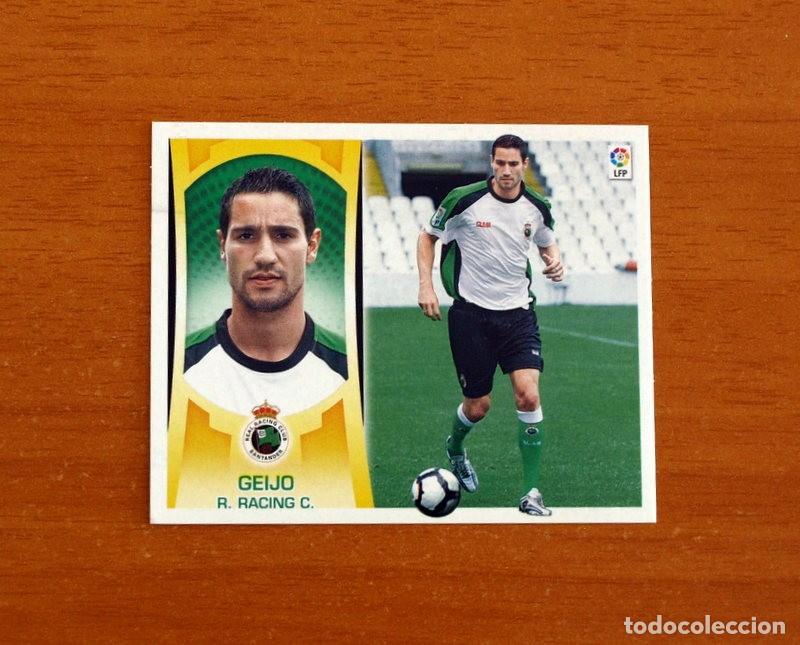 Cromos de f&uacute;tbol: Racing de Santander - Geijo - Fichaje n&ordm; 20 - Liga 2009-2010, 09-10 - Ediciones Este - Nunca pegado