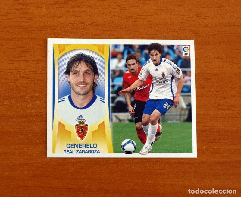 Cromos de f&uacute;tbol: Real Zaragoza - Generelo - Baja N&ordm; 12 - Liga 2009-2010, 09-10 - Ediciones Este - Nunca Pegado