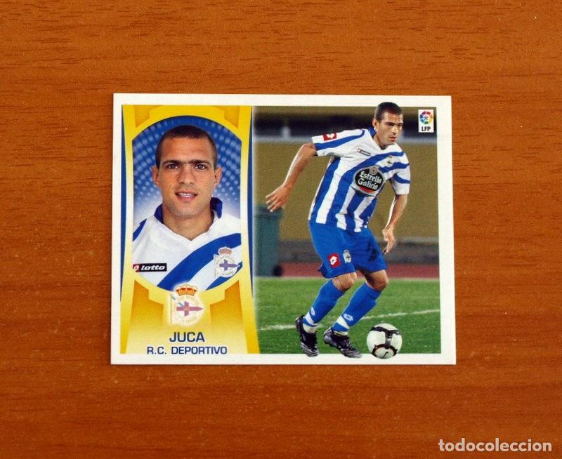 Cromos de f&uacute;tbol: Deportivo La Coru&ntilde;a - Juca N&ordm; 11 - Liga 2009-2010, 09-10 - Ediciones Este - Nunca pegado