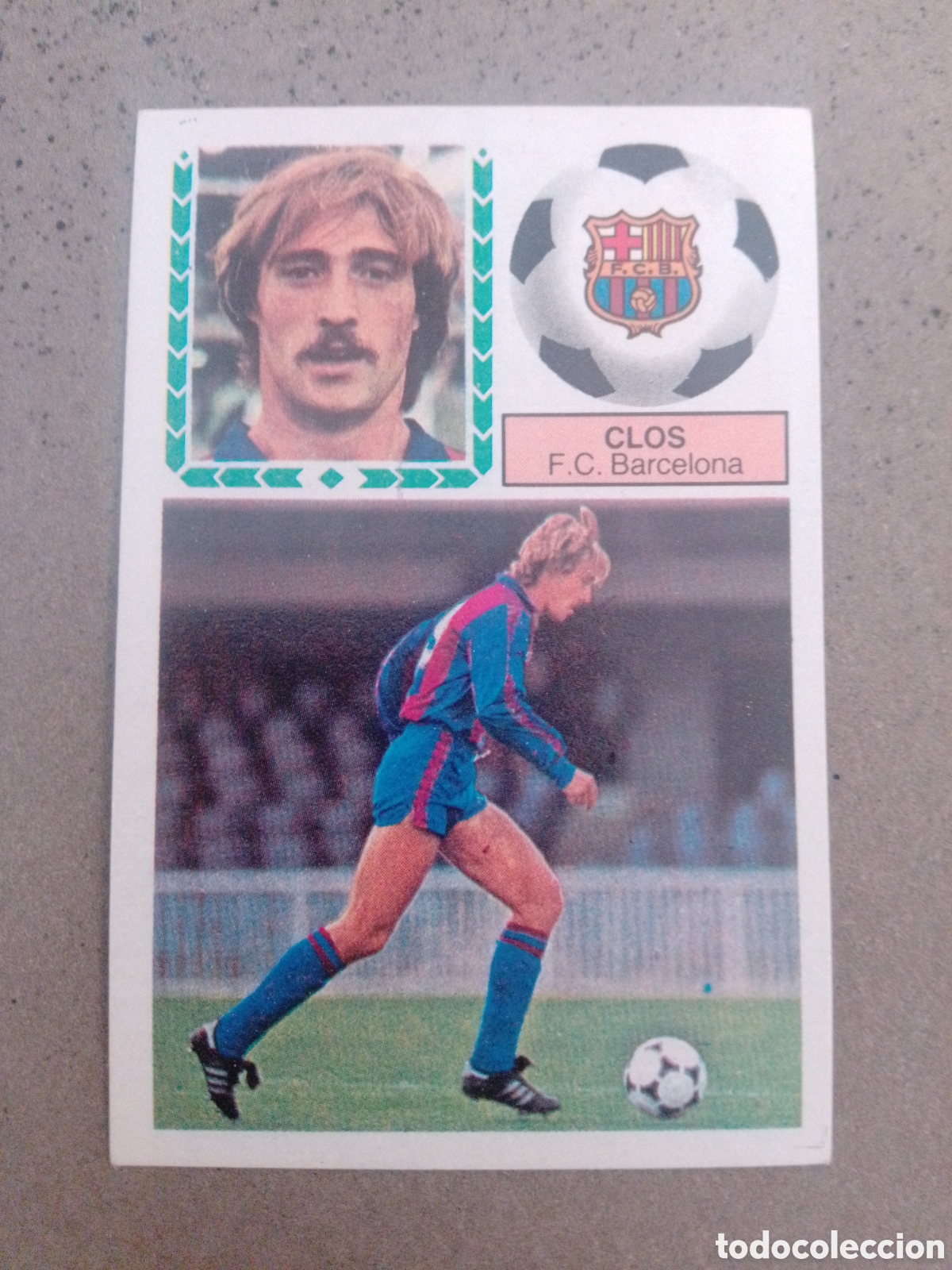 Cromos de f&uacute;tbol: CLOS BARCELONA 1983-84 ESTE SIN PEGAR