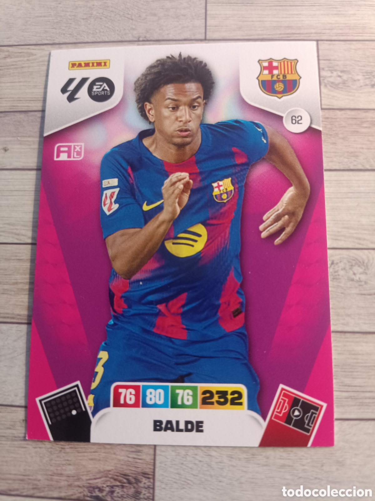 Cromos de f&uacute;tbol: 62 BALDE BARCELONA ADRENALYN XL LIGA 2025 2026 PANINI 25 26