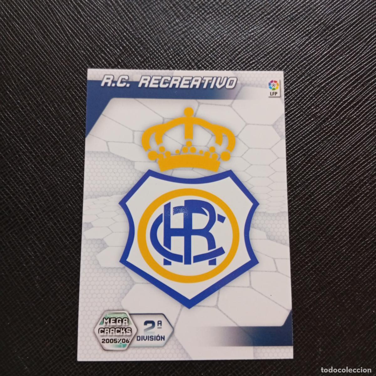 Cromos de f&uacute;tbol: 419 RECREATIVO ESCUDO PANINI MEGACRACKS 05 06 CROMO FUTBOL 2005 2006 - A213 PG442