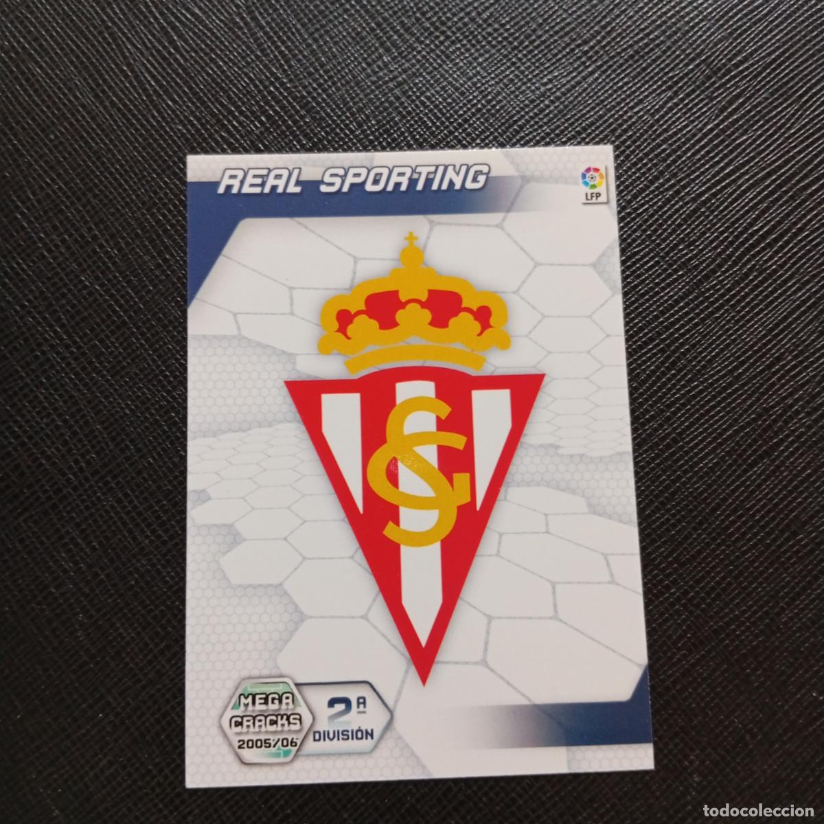 Cromos de f&uacute;tbol: 425 SPORTING GIJON ESCUDO PANINI MEGACRACKS 05 06 CROMO FUTBOL 2005 2006 - A213 PG451