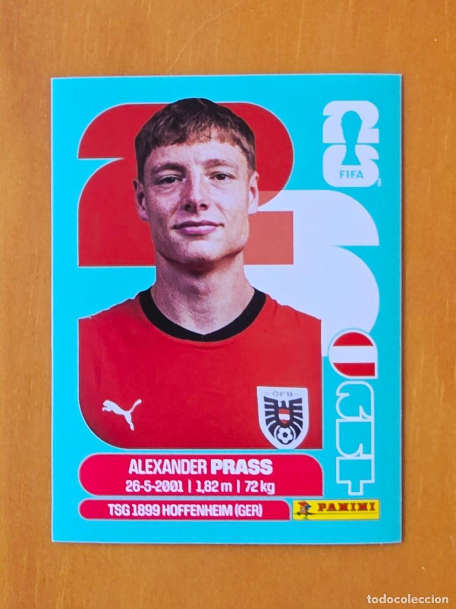 Cromos de f&uacute;tbol: AUT 9 Alexander Prass, Austria, Panini FIFA World Cup Mundial 2026 Sticker