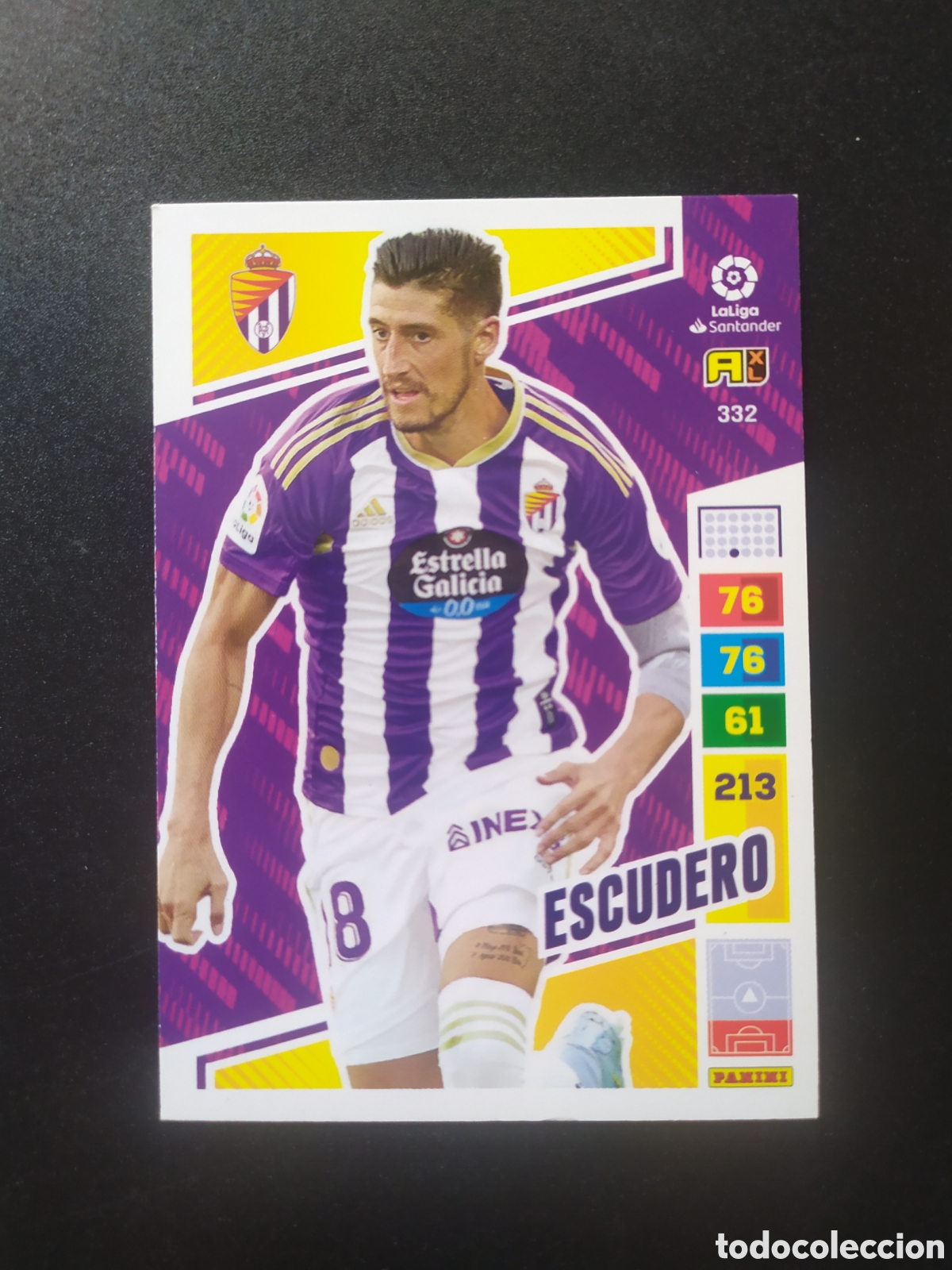 Cromos de f&uacute;tbol: Adrenalyn 2022 2023 22 23 panini Escudero n&deg; 332 Valladolid