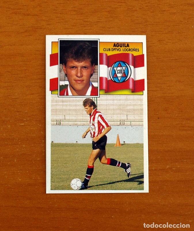 Cromos de f&uacute;tbol: Logro&ntilde;&eacute;s - Aguila - COLOCA - Ediciones Este Liga 1990-1991, 90-91 - Nunca pegado