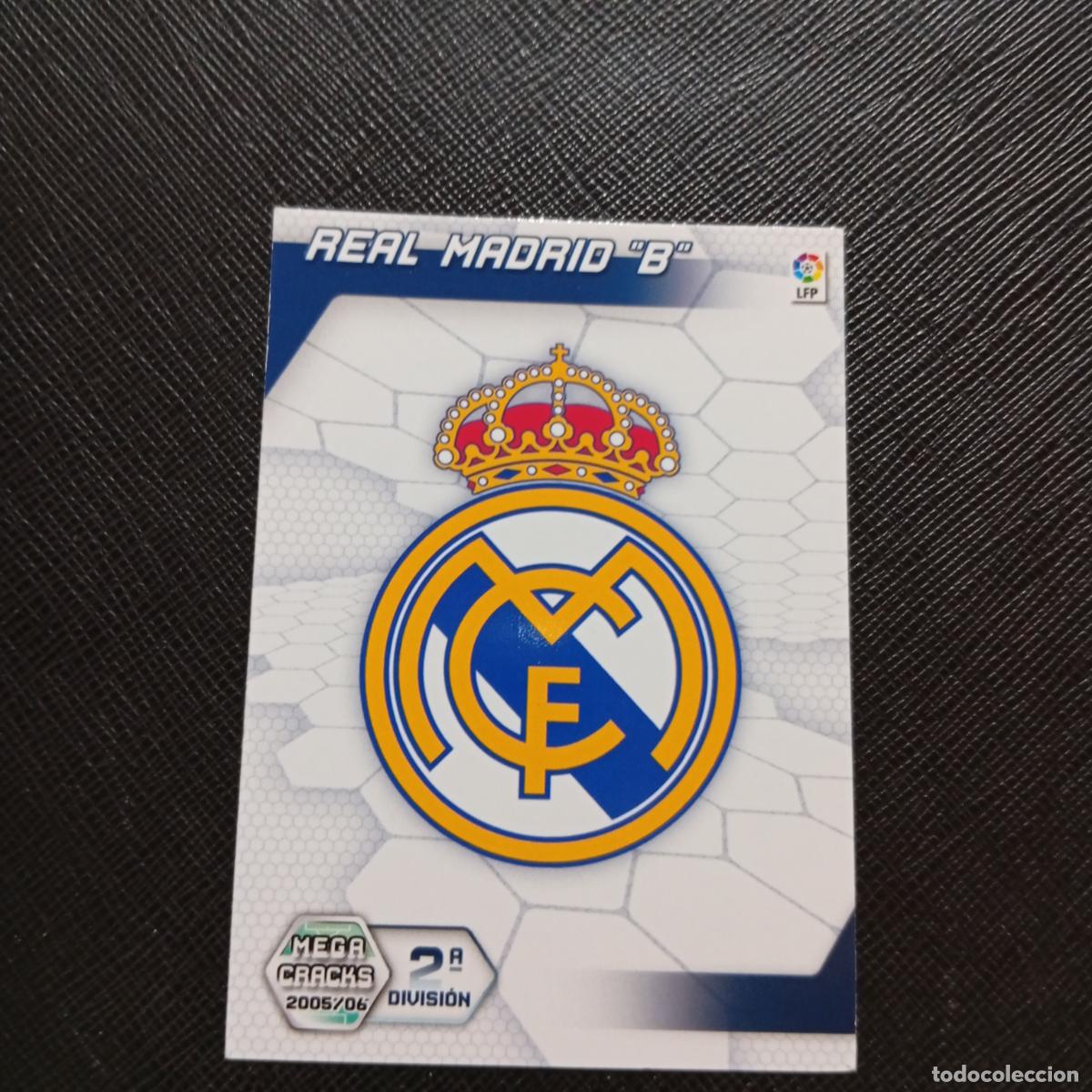 Cromos de f&uacute;tbol: 436 REAL MADRID B ESCUDO PANINI MEGACRACKS 05 06 CROMO FUTBOL 2005 2006 - A213 PG460