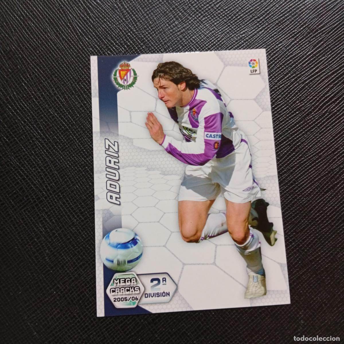Cromos de f&uacute;tbol: 437 ADURIZ VALLADOLID PANINI MEGACRACKS 05 06 CROMO FUTBOL 2005 2006 - A213 PG460