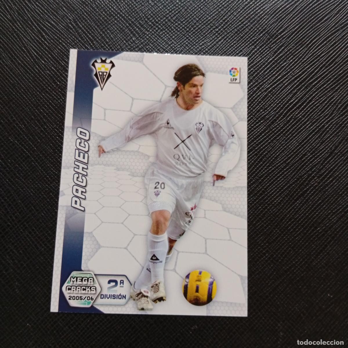 Cromos de f&uacute;tbol: 440 PACHECO ALBACETE PANINI MEGACRACKS 05 06 CROMO FUTBOL 2005 2006 - A213 PG469