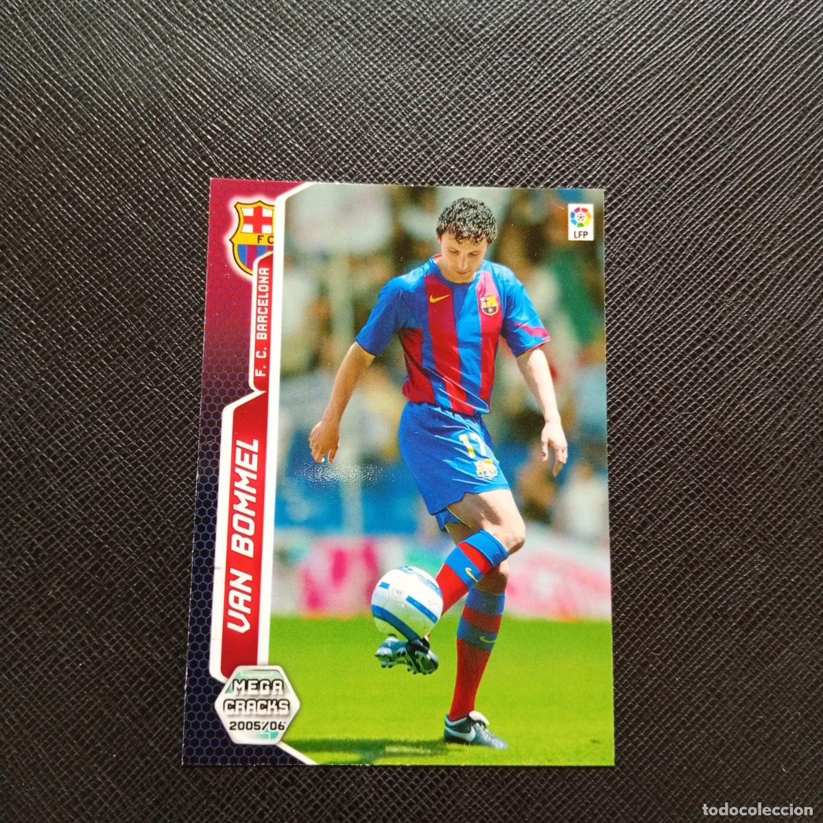 Cromos de f&uacute;tbol: 442 VAN BOMMEL BARCELONA PANINI MEGACRACKS 05 06 CROMO FUTBOL 2005 2006 - A213 PG469 FICHAJE