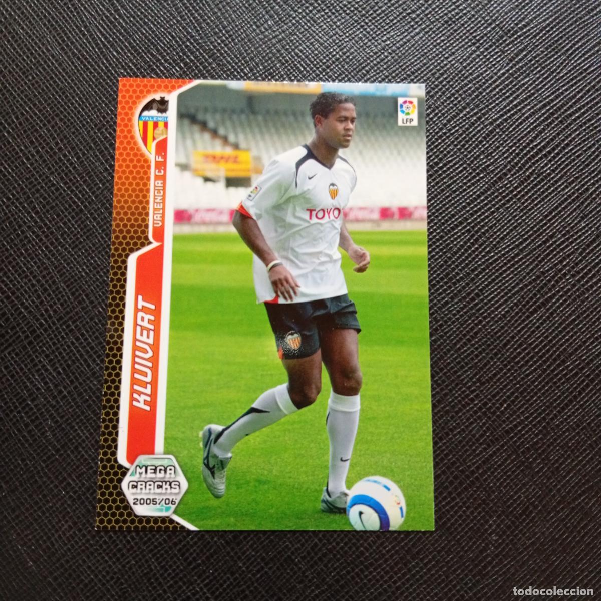 Cromos de f&uacute;tbol: 443 KLUIVERT VALENCIA PANINI MEGACRACKS 05 06 CROMO FUTBOL 2005 2006 - A213 PG469 FICHAJE