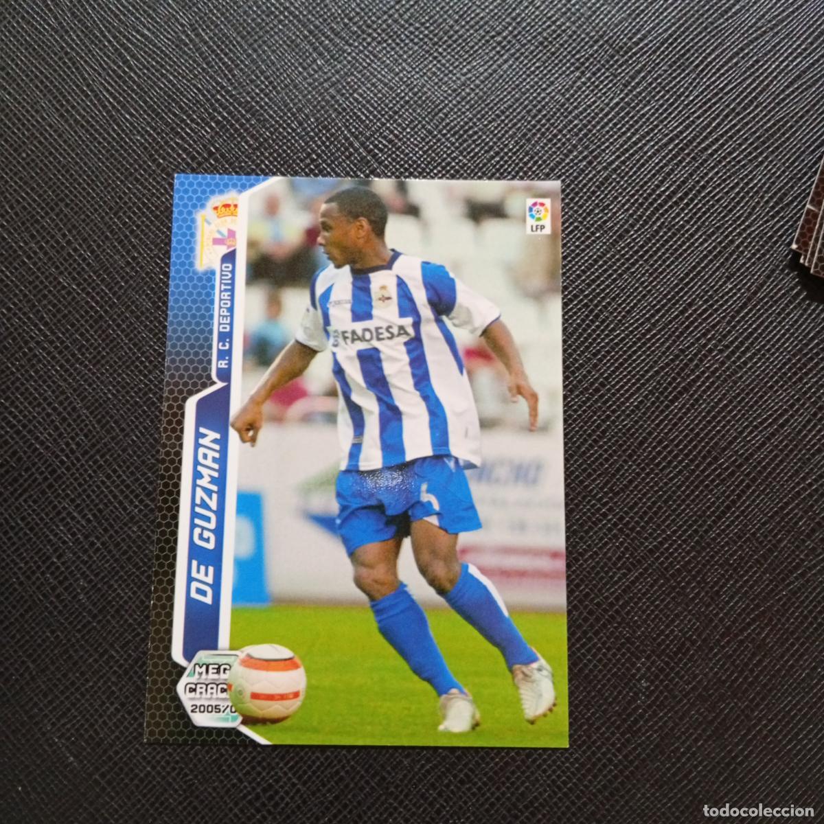 Cromos de f&uacute;tbol: 446 DE GUZMAN DEPORTIVO PANINI MEGACRACKS 05 06 CROMO FUTBOL 2005 2006 - A213 PG469 FICHAJE