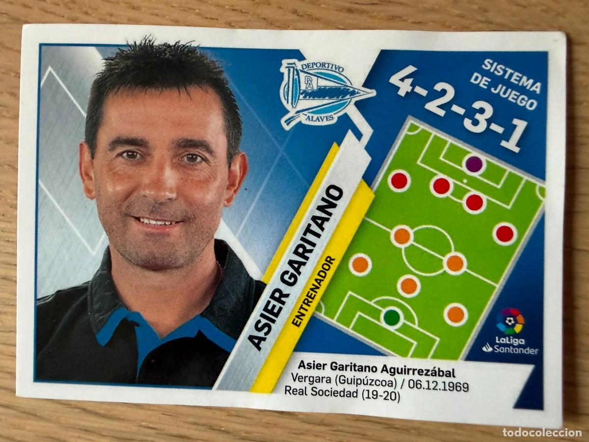 Cromos de f&uacute;tbol: 2 ASIER GARITANO ALAVES 19 20 2019 2020 LIGA SANTANDER COLECCIONES ESTE SIN PEGAR STICKER