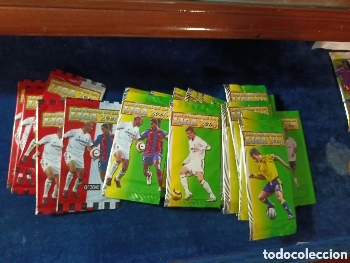 Cromos de f&uacute;tbol: 30 sobres mundicromo 2006