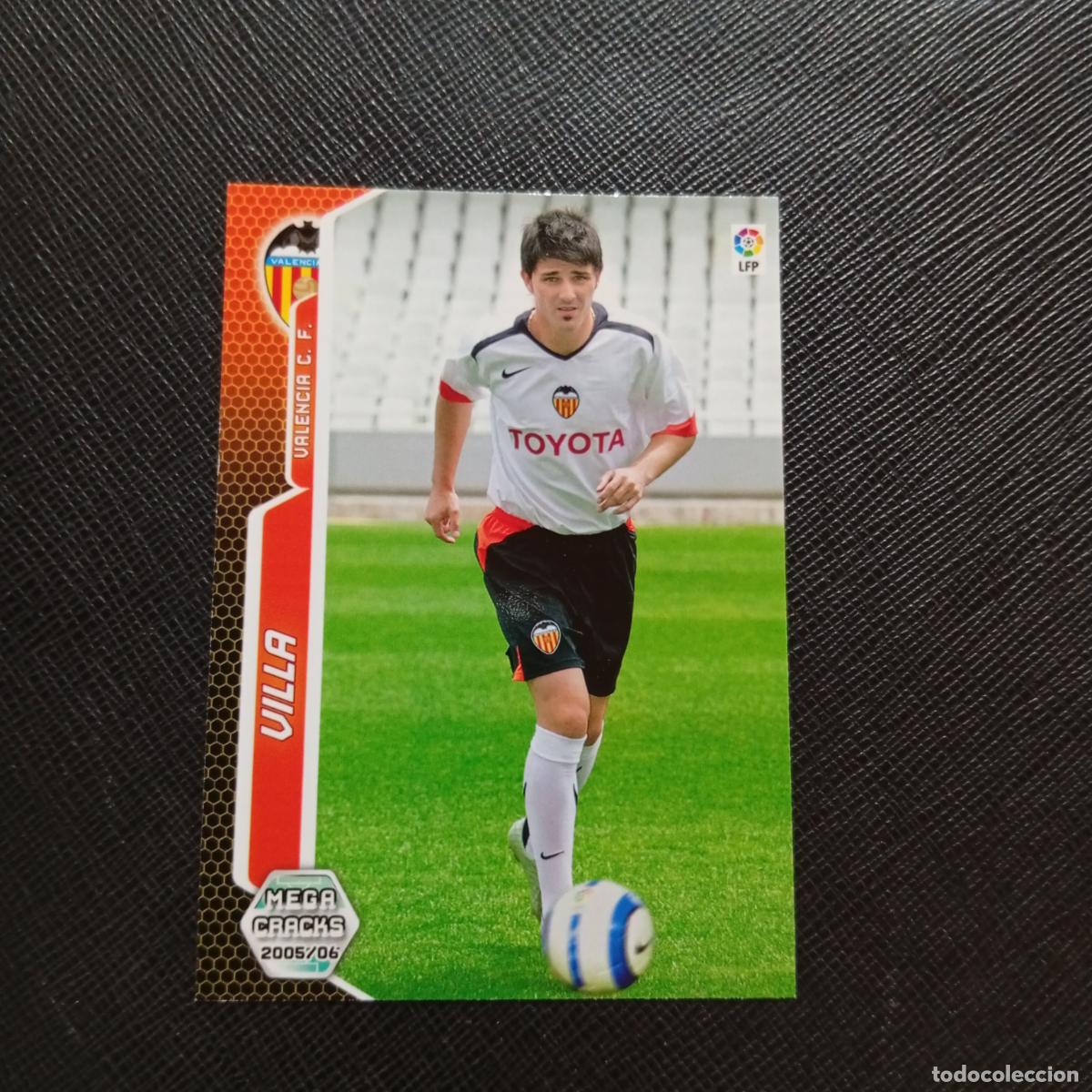 Cromos de f&uacute;tbol: 451 VILLA VALENCIA PANINI MEGACRACKS 05 06 CROMO FUTBOL 2005 2006 - A213 PG478 FICHAJE