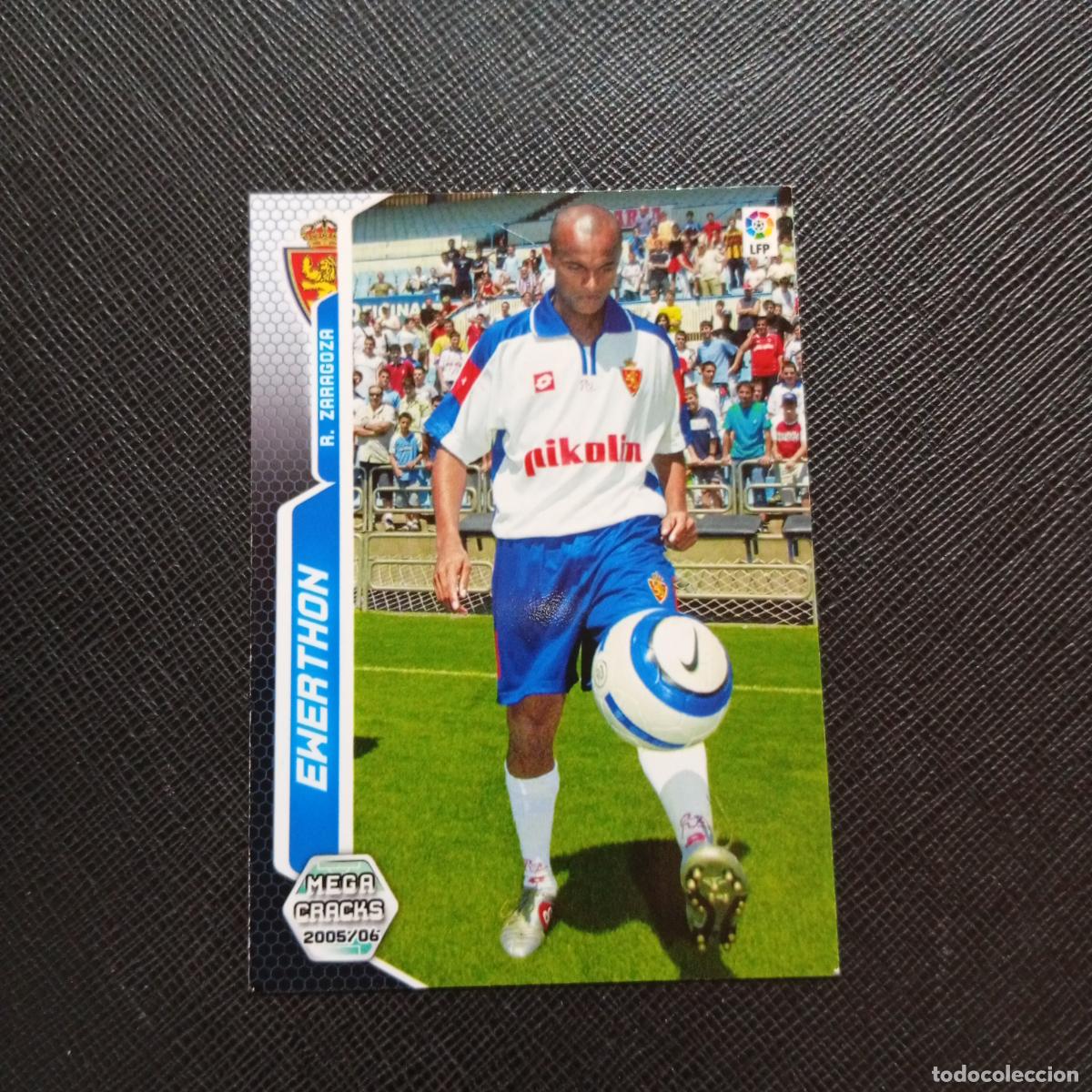 Cromos de f&uacute;tbol: 453 EWERTHON ZARAGOZA PANINI MEGACRACKS 05 06 CROMO FUTBOL 2005 2006 - A213 PG478 FICHAJE
