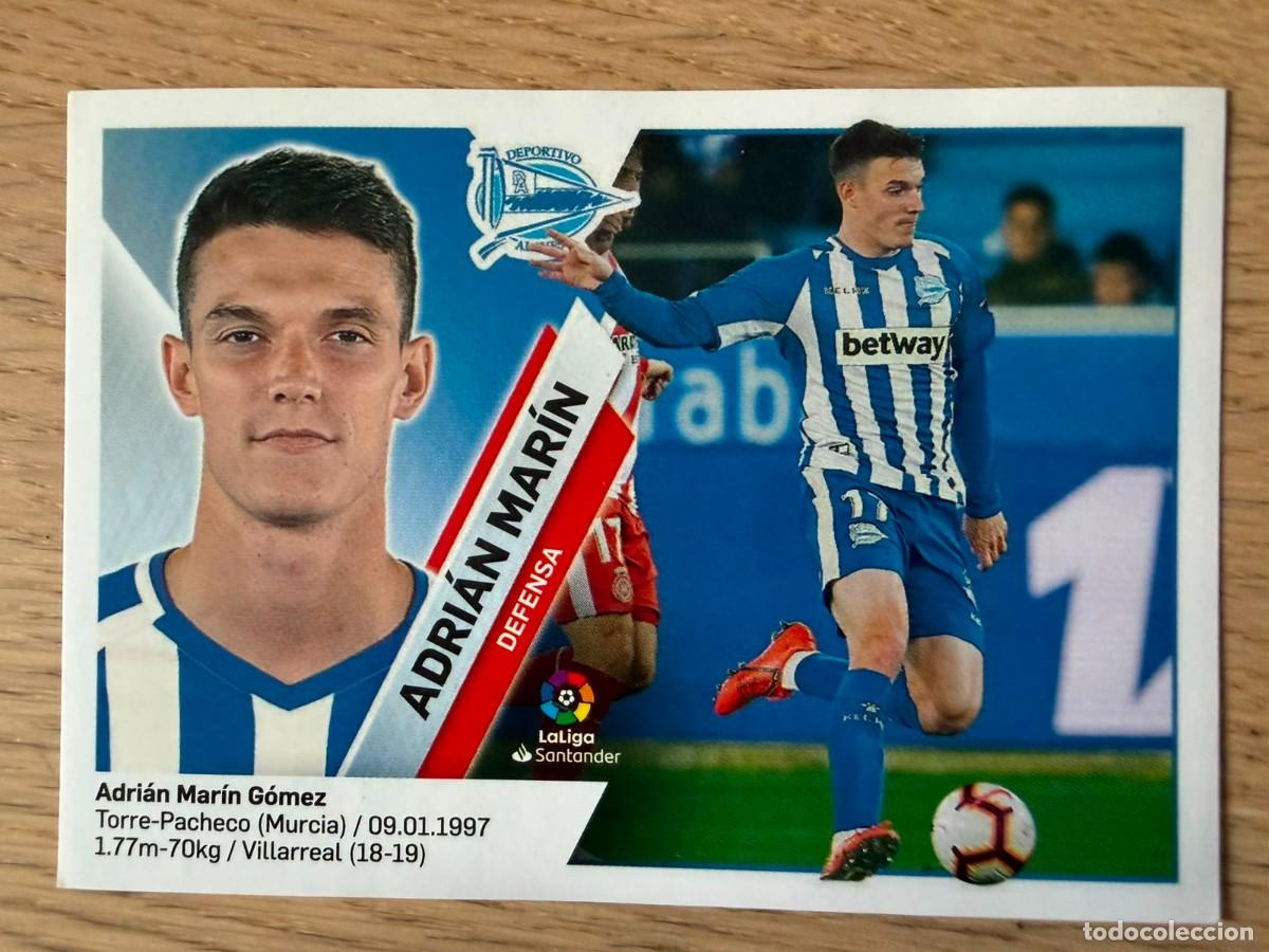 Cromos de f&uacute;tbol: 7B 7 B ADRIAN MARIN ALAVES 19 20 2019 2020 LIGA SANTANDER COLECCIONES ESTE SIN PEGAR STICKER