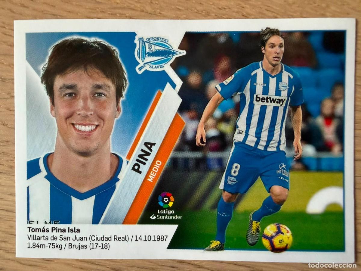 Cromos de f&uacute;tbol: 10 PINA ALAVES 19 20 2019 2020 LIGA SANTANDER COLECCIONES ESTE SIN PEGAR STICKER