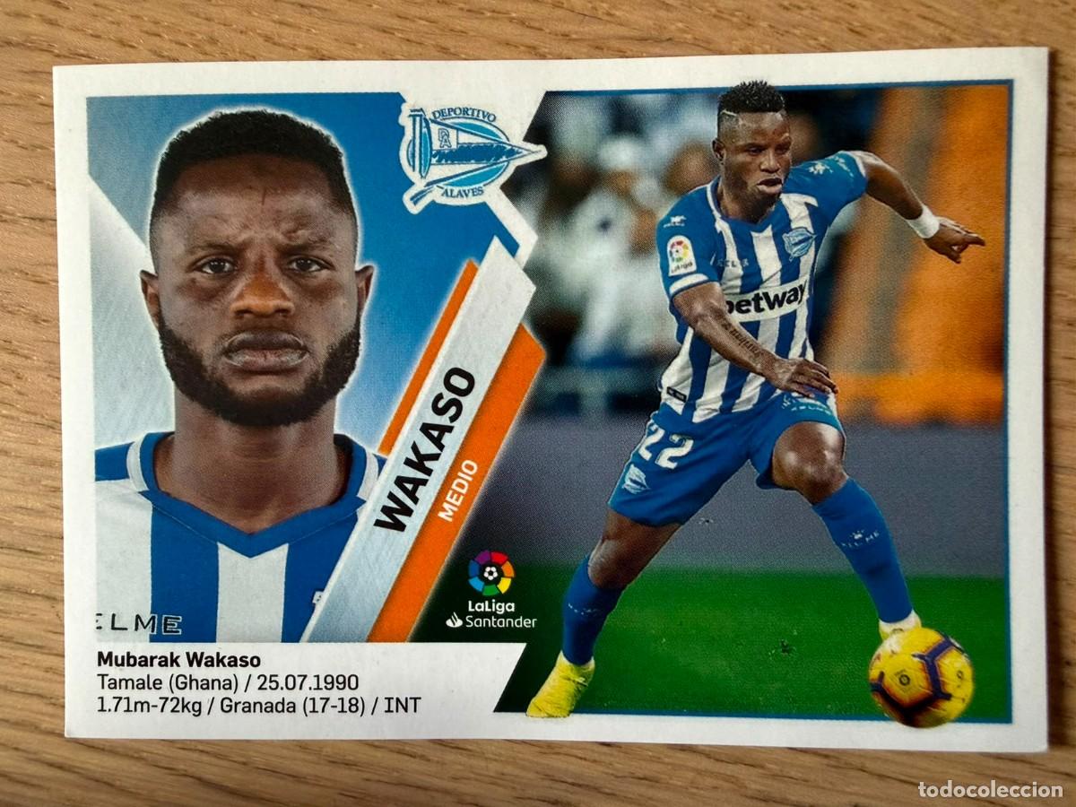 Cromos de f&uacute;tbol: 11 WAKASO ALAVES 19 20 2019 2020 LIGA SANTANDER COLECCIONES ESTE SIN PEGAR STICKER