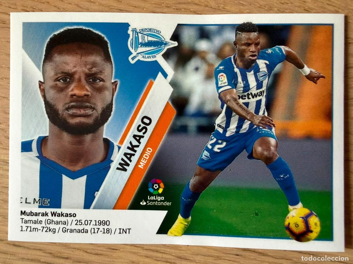 Cromos de f&uacute;tbol: 11 WAKASO ALAVES 19 20 2019 2020 LIGA SANTANDER COLECCIONES ESTE SIN PEGAR STICKER
