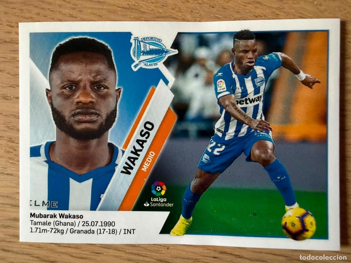 Cromos de f&uacute;tbol: 11 WAKASO ALAVES 19 20 2019 2020 LIGA SANTANDER COLECCIONES ESTE SIN PEGAR STICKER