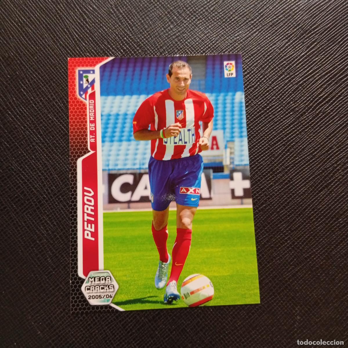 Cromos de f&uacute;tbol: 454 PETROV AT MADRID PANINI MEGACRACKS 05 06 CROMO FUTBOL 2005 2006 - A213 PG478 FICHAJE