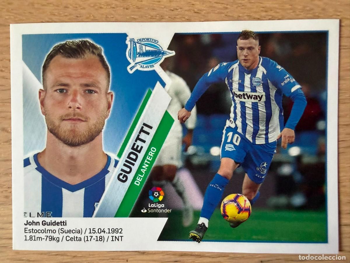 Cromos de f&uacute;tbol: 14 GUIDETTI ALAVES 19 20 2019 2020 LIGA SANTANDER COLECCIONES ESTE SIN PEGAR STICKER